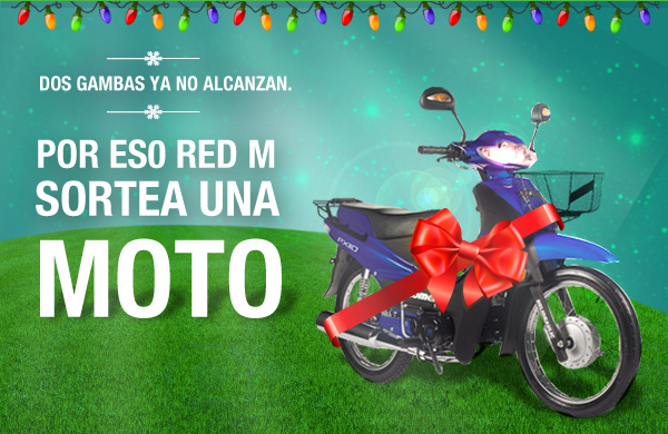 RED M SORTEA UNA MOTO